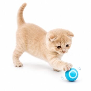 Interactive LED Cat Toy Ball – Smart Rolling Play Ball for Cats & Kittens