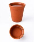 Premium Handmade Terracotta Water Tumbler | Natural Clay Drinking Glass | Eco-Friendly Earthen Cup for Water, Buttermilk & Juice